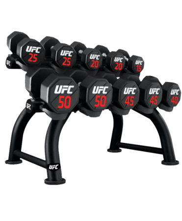 Гантельный ряд UFC 42-50 кг (5 пар), 460 кг