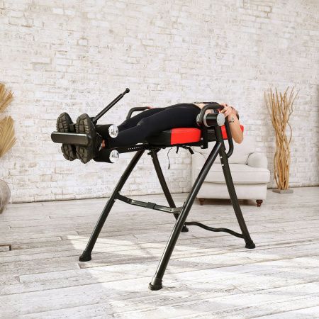 Инверсионный стол DFC XJ-CI-16TL складной, массажер с нагревом