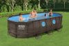 Каркасный бассейн Bestway Power Steel Swim Vista 56716 (549x274x122 с фильтр-насосом и лестницей)