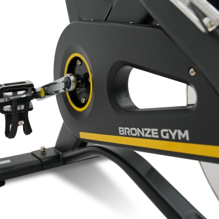 Спин-байк с консолью профессиональный BRONZE GYM PROSPIN