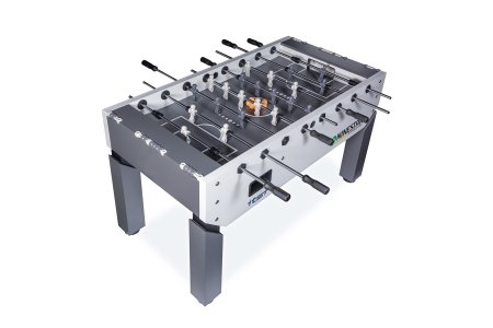 Игровой стол - футбол "NineStar Iron Pro ITSF Grey" (144х75,5х90)