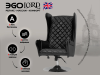 Дизайнерское массажное кресло EGO Lord EG3002 АНТРАЦИТ (Арпатек)