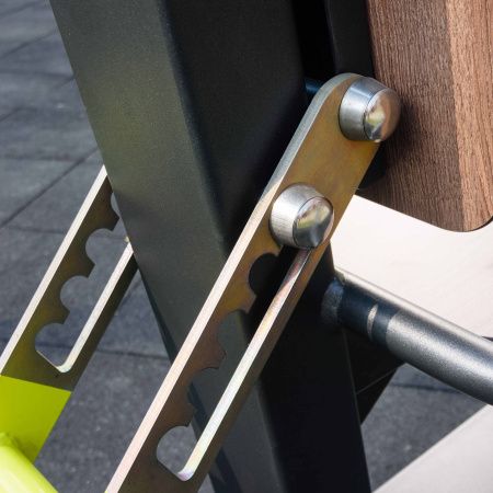 C-1901 Уличный Велотренажер горизонтальный с безынерционным нагрузочным механизмом ZAVODSPORTA