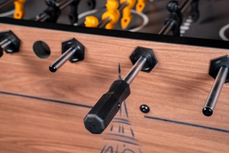 Игровой стол - футбол "Eiffel" коричнево-черный