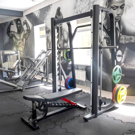 Скамья многофункциональная регулируемая Protrain PP187 (черно-желтый)