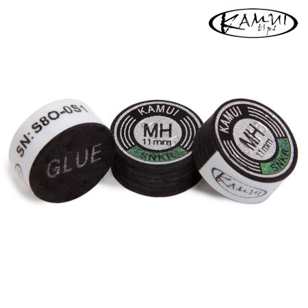 Наклейка для кия Kamui Snooker Black ø11мм Medium/Hard 1шт.
