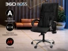 Офисное массажное кресло EGO BOSS EG1001 LKFO АНТРАЦИТ (Арпатек)
