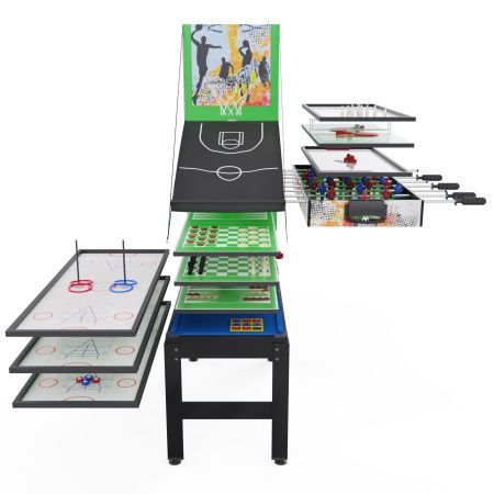 Игровой стол - трансформер 15 в 1 DFC 48" 122 x 61 см