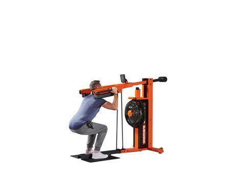 Тренажер для приседаний и жимов FluidPowerPRESS Orange 