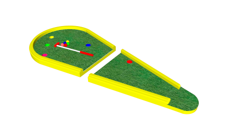 Дорожка для игры  в мини гольф  SUPERSTAR