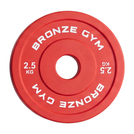 Диск калиброванный BRONZE GYM для пауэрлифтинга