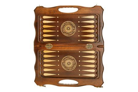Шахматы + нарды резные Бриз-2 40, Haleyan