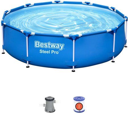Каркасный бассейн Bestway Steel Pro Max 5612E (396x84, с фильтр-насосом)