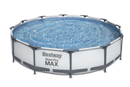Каркасный бассейн Bestway Steel Pro MAX 5612Z (488x122, с фильтр-насосом и лестницей)