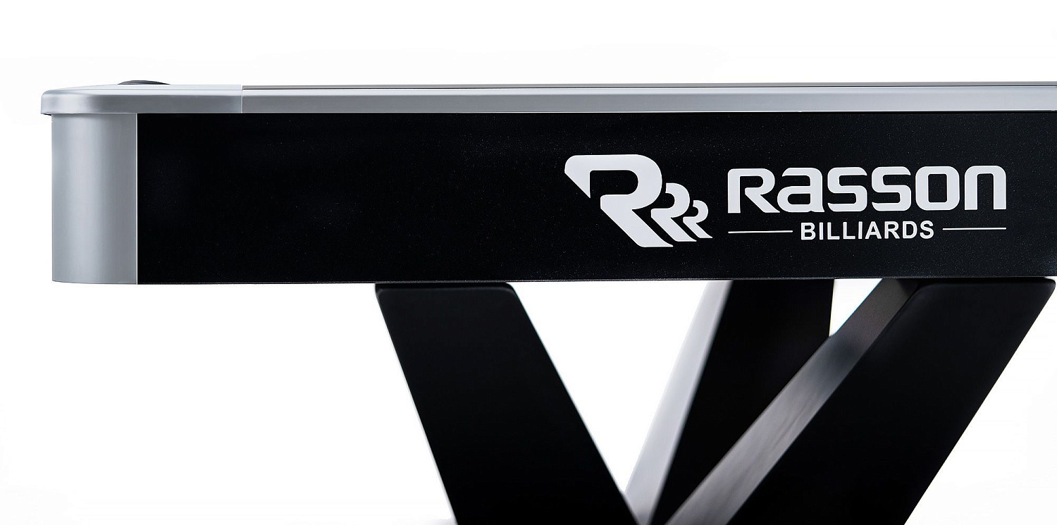 Бильярдный стол для пула RASSON "Victory 2 Plus" 9 футов (черный, сланец 30 мм)