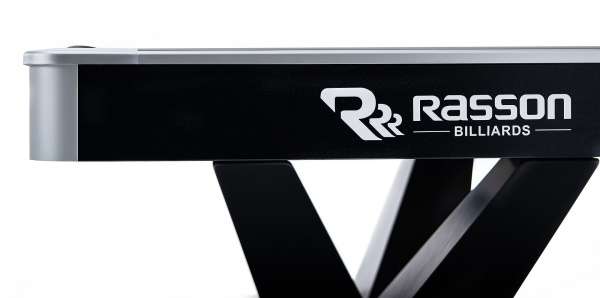 Бильярдный стол для пула RASSON "Victory 2 Plus" 8 футов (черный, сланец 30 мм)