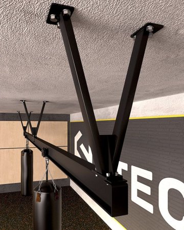 Комплект монорельса для подвесных снарядов (L=5,94 метров) с кронштейнами H=600 мм