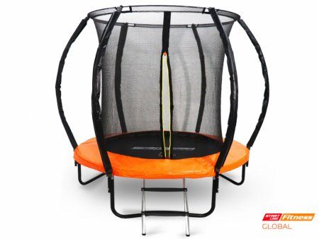 Батут StartLine Fitness 6 футов с лестницей Global