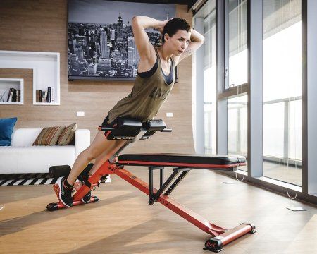 UFC Скамья для пресса и разгибания спины