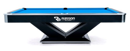 Бильярдный стол для пула RASSON "Victory 2 Plus" 8 футов (черный, сланец 30 мм)