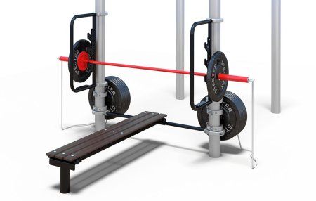 Комплект "Скамья для жим лежа WORKOUT-FIT"