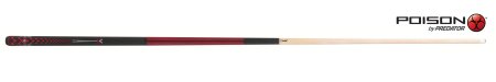 Кий Poison VX⁵ Jump-Break Red GTX™ Grip 3PC Пул 19oz
