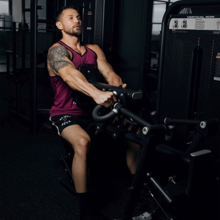 E7034JZ Гребная тяга с упором на грудь. Стек 135 кг