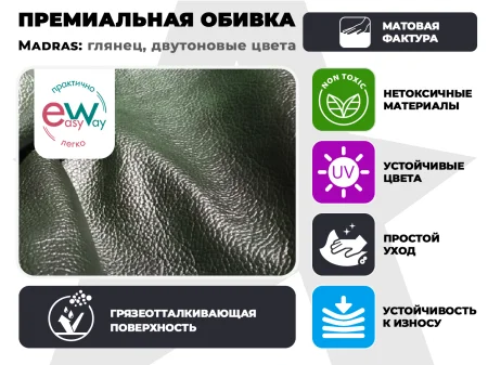 Кресло-реклайнер электрический FUJIMO DREAM EW Premium Изумруд