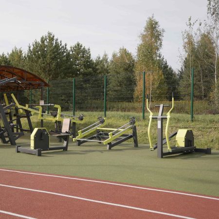 F-2804 Уличный тренажер Приседание с переменной нагрузкой ZAVODSPORTA