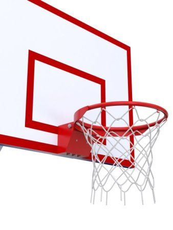 Баскетбольная стойка с тренировочным щитом 1200х900 мм из метал. листа с массовым кольцом