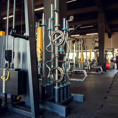 A3010 Вертикальный держатель для олимпийских грифов (на 8 шт) ТАНГЕН