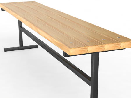 Скамья для улицы без спинки "Тавр"