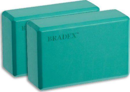 Блоки для йоги, Bradex SF 0613, бирюзовый, 2 шт