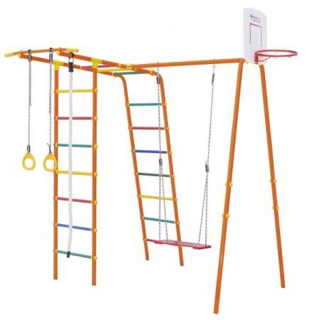 Спортивно-игровой комплекс Формула здоровья Street 1 Smile (оранжевый радуга)