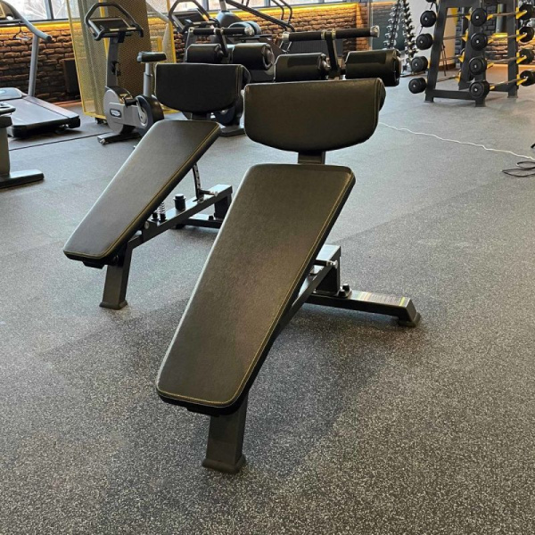 Скамья для пресса DHZ регулируемая (Adjustable Decline Bench)