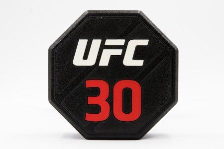 Комплект премиальных полиуретановых гантелей UFC от 12 до 30кг (10пар)