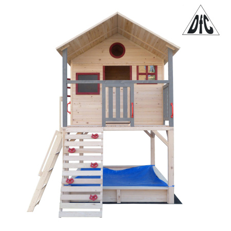 Детский деревянный городок DFC DKW298 (7 коробов + горка)