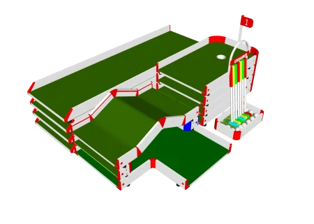 Дорожки для мини гольфа MEGA 4.3