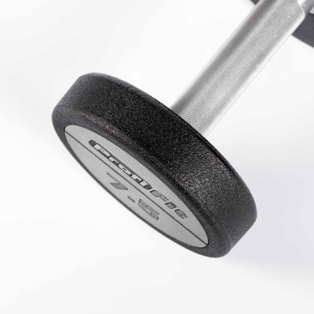 Гантельный ряд полиуретановый (шаг 2,5 кг, 10 пар) PROFI-FIT 2,5-25 кг