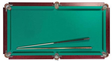 Бильярдный стол для пула «Дебют» 8 ф (махагон) ЛДСП
