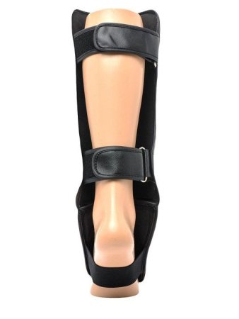 Защита голени и стопы Everlast Martial Arts Leather Shin-Instep 