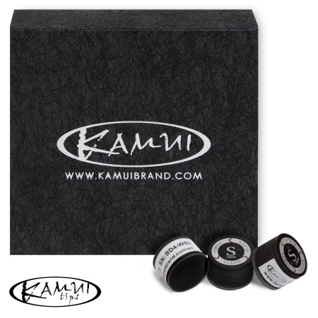 Наклейка для кия Kamui Clear Black ø14мм Soft 1шт.