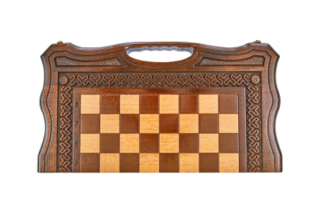 Шахматы + нарды резные Бриз-2 50, Haleyan