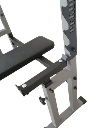 Скамья для жима лежа с подстраховкой MironFit Rk-01 (Серия РЕКОРД)