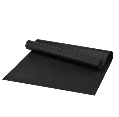 Коврик для фитнеса и йоги YM01-PVCYO-Black 173 х 61 х 0,3 см