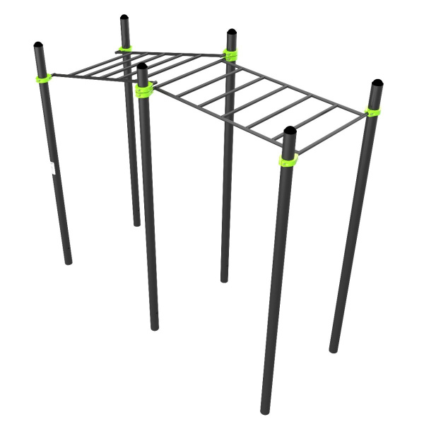W314 Воркаут (рукоход в подъем, рукоход классический) ZAVODSPORTA