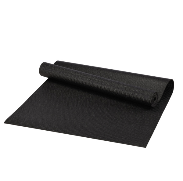Коврик для фитнеса и йоги YM01-PVCYO-Black 173 х 61 х 0,3 см