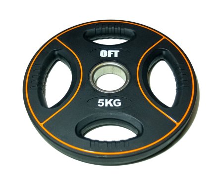 Диск олимпийский полиуретановый Original FitTools 5 кг.