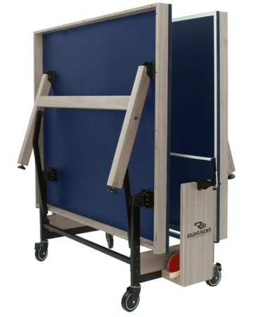Теннисный стол для помещений RASSON PREMIUM R200 Indoor серебрянный туман с сеткой