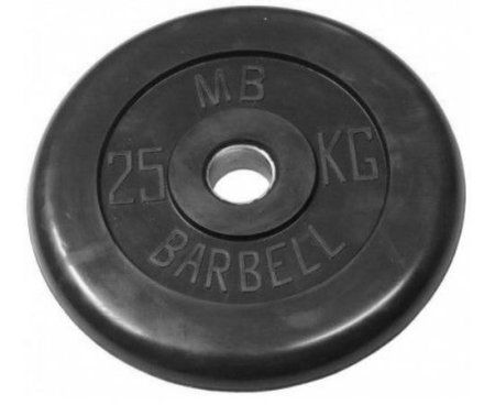 Диски обрезиненные Barbell 25 кг. 26 мм.